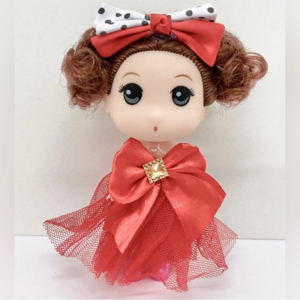JARU Baby Doll In Red Tulle Dress